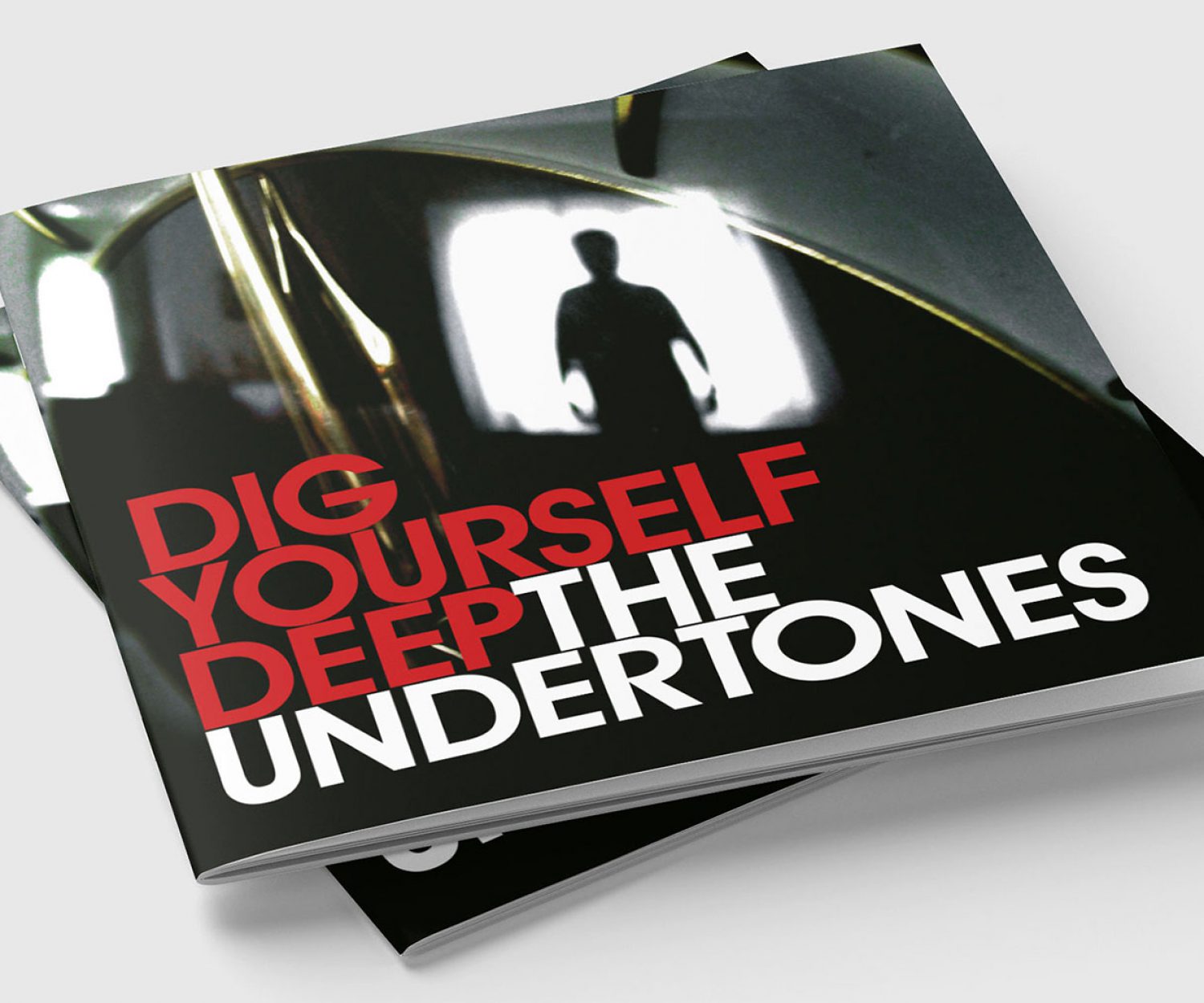 Print design of the cover artwork of The Undertones album Dig Yourself Deep