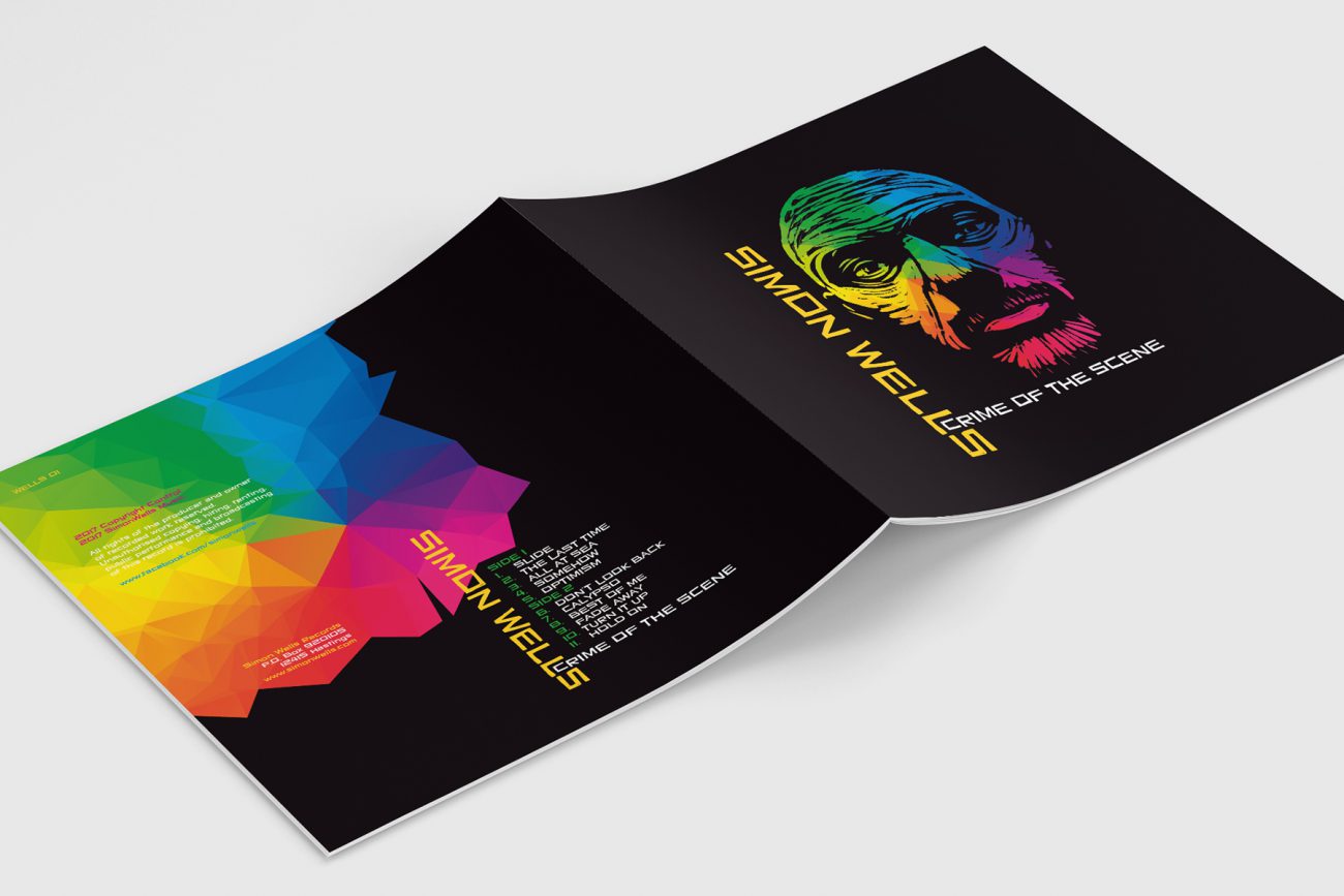 Illustration of one of Graphite Design's colourful graphic design services in Surrey